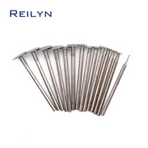 다이아몬드 그라인딩 드릴 니들 포인트 비트 조각 연마 유리 옥 다이 그라인더 드레멜 로타리 공구, 2.0mm, 20 pcs