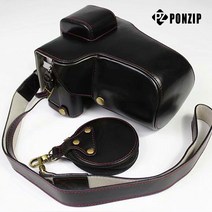 여니몰 fuji 후지 xt4 카메라 속사 스트랩포함 케이스, 1개, XT4-블랙