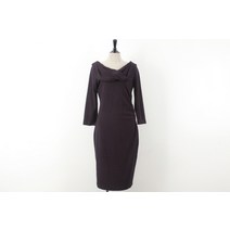 (Diane von Furstenberg)다이앤본퍼스텐버그 넥 스타일리쉬 웨이스트 셔링 롱 원피스(S)