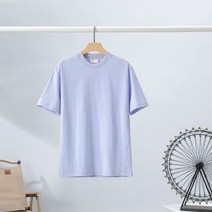 DFMEI 루즈핏 면 솔리드 티셔츠 여 레깅스 남