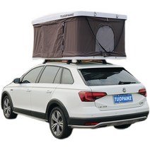 루프탑 텐트 차량용 4인용 하드탑 그늘막 캠핑.사계절, 특대형검정색뚜껑카키색천단층