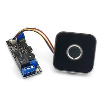 NEW-K202 DC12V 저전력 지문 제어 보드 + R502AW 지문 모듈 제곱 지문 인식 모듈, k202 r502-aw