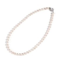 [Jewelry Studio PLUSTER] 목걸이 아코야 펄 6.5mm-7mm 여성 일본:우와지마산 본진주