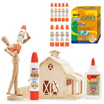 [아모스 공식몰] 아모스 접착제 - 다용도 만능목공풀 택1, 2 만능목공풀 74g