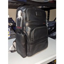 투미 백팩 남성 Tumi Black Leather Compact Brief Pack