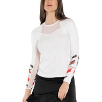 여성 골프웨어 골프티 Lucky In Love Womens Tech It 인 롱 슬리브 골프 탑