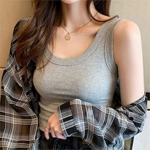 오노마 오노마 ONM 데일리 골지 나시티셔츠 여자 민소매티 레이어드코디 (8946494)