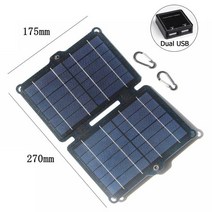 태양광발전기 태양열 40w 5v etfe 태양 전지 패널 접이식 태양 전지 패널 듀얼 usb 포트 방수 충전기 휴대 전화 충전기 용 휴대용 전원 은행, 40w 에페 패널, 01 40W ETFE 커버