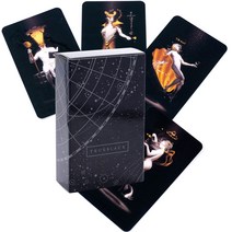 블랙 타로 true black tarot ca 새해 신년 타로 카드, 타로+봉지+테이블보