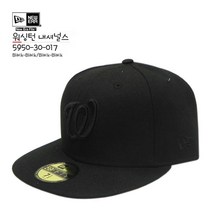 뉴에라 [슈즈네]][정품] MLB 베이직 사이즈캡 워싱턴 내셔널스 커스톰 야구모자 59FIFTY 메이저리그 선수모자 미국직배송