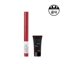 [메이블린] [기획세트][ 뉴욕] 슈퍼스테이 립 크레용+핏미 프라이머 매트 5ml, 상세 설명 참조, 전체색:20 인조이더뷰