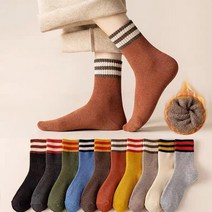 두줄컬러기모양말10종세트