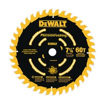 디월트 목재용 7인치 원형톱날 - 정밀 절단형 - 60T 184mm / DW3196