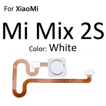 고화질 북 스캐너 양면 스캔 고급 스캔기 지문 스캐너 커넥터 Xiaomi Mi 8 6 Lite SE Mi5S 믹스 Max 2 3 플, 11 For Mi Mix 2S White