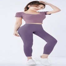 여성 요가복 러닝 피트니스 반팔 트레이닝 상의