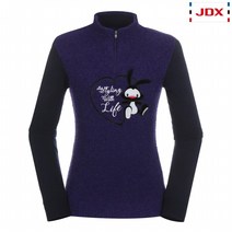제이디엑스 JDX (여성) 방풍안감 원포인트 집업 스웨터_X1RWSPW59-PP