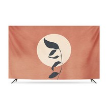 명화 티비 TV 덮개 가리개 인치 종류별 무지개 럭셔리 거실 모니터 먼지 커버 42 55 65 75 액자 풍경 HA11, 43인치 희망