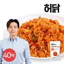 허닭 T_닭가슴살 불닭 곤약볶음밥 250g 40팩