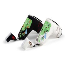 기억자 모양 골프 자수 커버 캐디 용품 퍼터 아이템 _ 2360104EA, 블랙