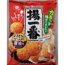 수입과자 카메다 아게이찌방 155g 일본 간장맛 쌀과자, 1