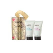 AHAVA Two Tango 핸드 앤 바디 세트 미네랄 바디 로션과 미네랄 핸드 크림 포함 40ml