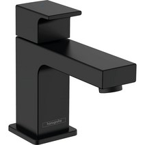 독일 hansgrohe 한스그로헤 주방수전 주방 수도꼭지 Vernis Shape 기둥 탭, 매트 블랙, 배출구 높이 70mm, 1개