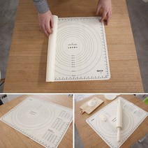 베이킹파티 에바 실리콘 작업판(라지)-아이보리, 1개