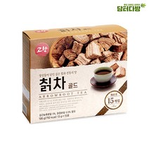 칡차골드 15스틱 고향 고소한 전통차 홈카페 탕비실음료, 1