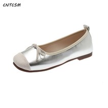 CNTCSM여름 선녀풍 리본 슬립온 펌프스