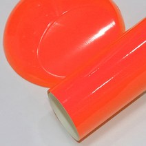 자동차 프리미엄자동차 스타일링 형광 핑크 비닐 스티커 광택 컬러 필름 자체 접착 포장, 03 yellow_05 50cm x 152cm