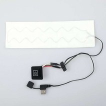 전기온풍기 소형 온풍기 열풍기 USB 의류 히터 패드 3 기어 온도 조절 가능 5 in 1 난방 시트 워머 재킷용, 11 Scarf Heating Pad