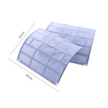 2pcs 에어컨 바람 콘센트 방진 보호 커버 diy 자체 접착 공기 정화 필터 종이 청정기 필터 화면