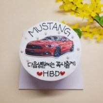자동차케이크 포토 전국 택배로 받아보는 수제 맞춤 주문제작 레터링케익 서울 부산 배송, 크림치즈 - 레드벨벳시트, 1호
