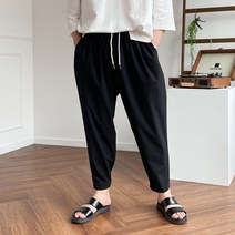 아이스 반 배기 스트랩 조거팬츠 28~38size