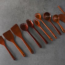 천연 옻칠 뒤집개 요리스푼 조리도구 11종 택1p, 사선, 03.옻칠뒤집개