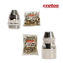 크레토스 프라즈마 팁 p-80 1.3 1.5 1.8 프라즈마전극 50pcs, P-80(50EA)