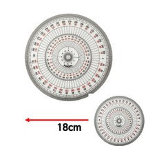 전원분도기 18CM 템플릿자 각도기 원형템플릿 제도용자 제도용T자 삼각자45 제도용 사무용품 각도기세트