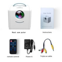 가정용빔프로젝터 캠핑용 미니 스마트 휴대용 회의용 천장 lejiada q2 lcd mini 지원 1080p full hd hdmi-compatible usb for study, 협력사, 푸른, 영국 플러그