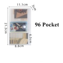 포켓포토 미니프린터 인화지 포토용지 96/168/240/288 포켓 사진 앨범/미니 인스턴트 케이스 스토리지 샤오미 ZINK 프린터 용지 3 인치 Pr, [04] 3in 96 pocket