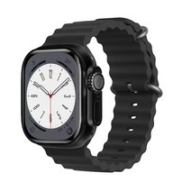 스마트 카드 리더기 휴대용 카드단말기 스마트 워치 X8 울트라 Smartwatch 남성 여성 블루투스 전화 무선, 02 Black