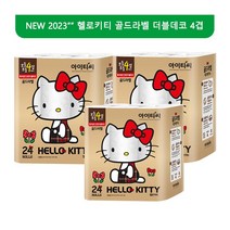 [NEW] 헬로키티 골드라벨 더블데코 프리미엄 4겹 화장지, 1