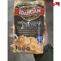 Idahoan Smokey Cheese and Bacon 아이다혼 스모키 치즈 앤 베이컨 매쉬드 포테이토 113g 16팩