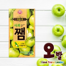[오발] 아임스틱 유자차30g x10개입 1박스 일회용, 아임스틱 사과잼20g (10개입) 1박스