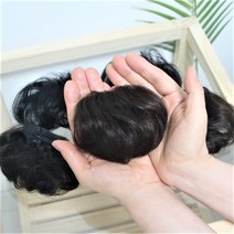 D630 뒤통수뽕 정수리 뒤통수가발 엄마가발 볼륨업 5종, 자연갈색
