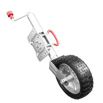 트레일러 보조 고무 바퀴 카라반 잭 나이트 휠, 6인치 키트O, 1개