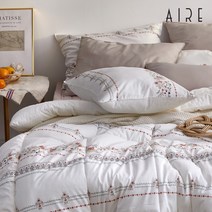 [아이르] 빈티지 무드 순면 차렵 이불세트SS 4종택1