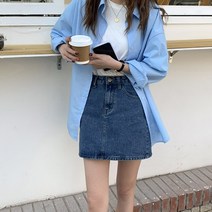 OHS-BDST7210 데님 미니스커트 2컬러