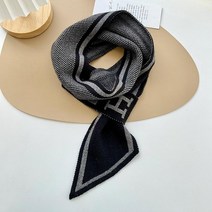 수입 봄 가을 여성 스카프 무늬 데일리 직장인 실크 쁘띠 사랑의이해 트윌리 리본 졸업 50대 가방손잡이 수지 코디 스카프링 플리츠 브랜드 천연염