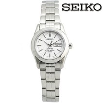 세이코 100M 방수 사파이어 글라스 야광기능 여성 손목시계 SXA097J1 Made in Japan