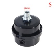 엔진 에어 고압 콤프레셔 부품 13mm/16mm/20mm 공기 압축기 금속 흡입 필터 소음 머플러 소음기 1/2 5/83/4 나사 M12, [01] S